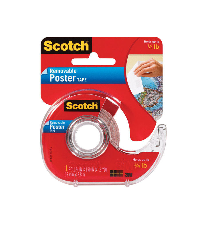 3M Scotch 3/4 in. W X 150 in. L Poster Tape