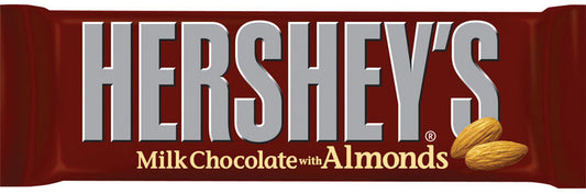 Hershey's Milk Chocolate with Almonds Candy Bar 1.45 oz