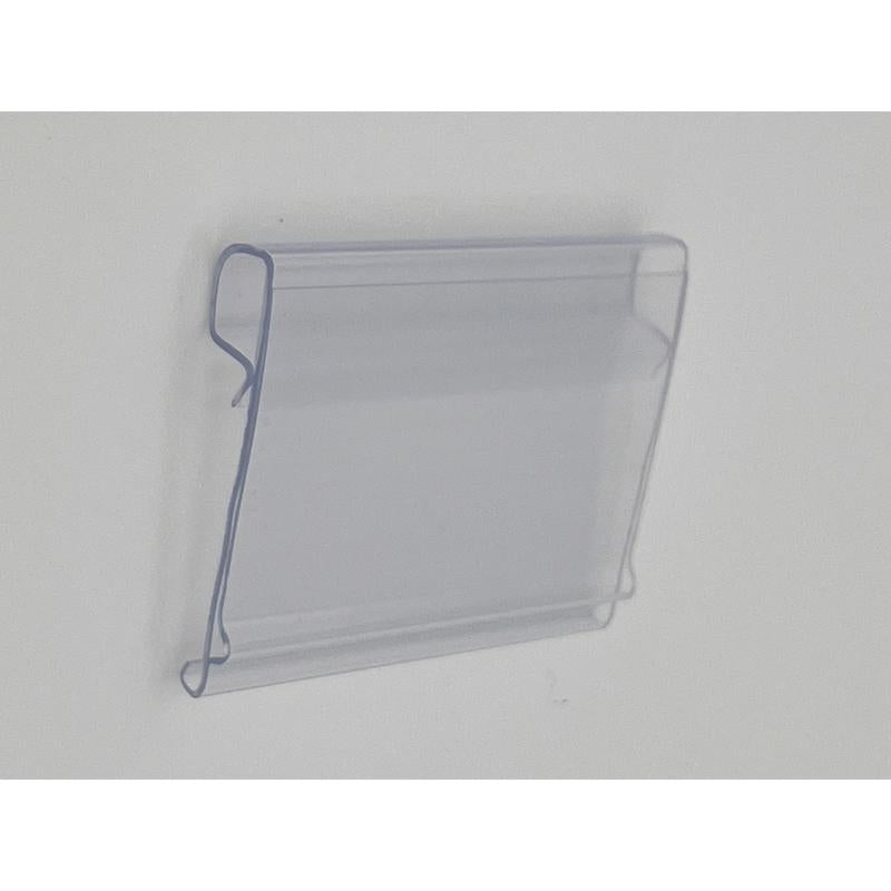 Plastic Peg Hook Bin Tag Holder 0.3125 in. H X 1.5625 in. W