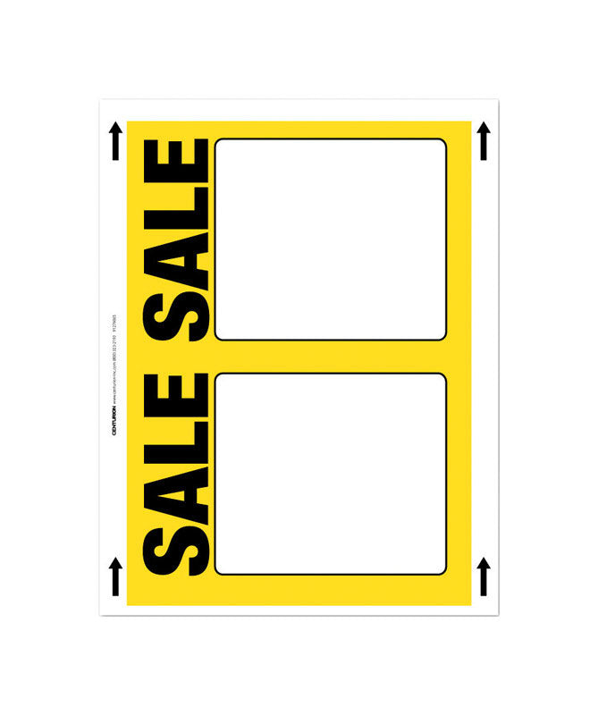 5.5 in. H X 7 in. W Office Supplies/Stationary Sign 100 each