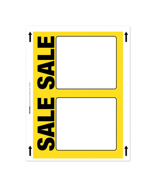 5.5 in. H X 7 in. W Office Supplies/Stationary Sign 100 each