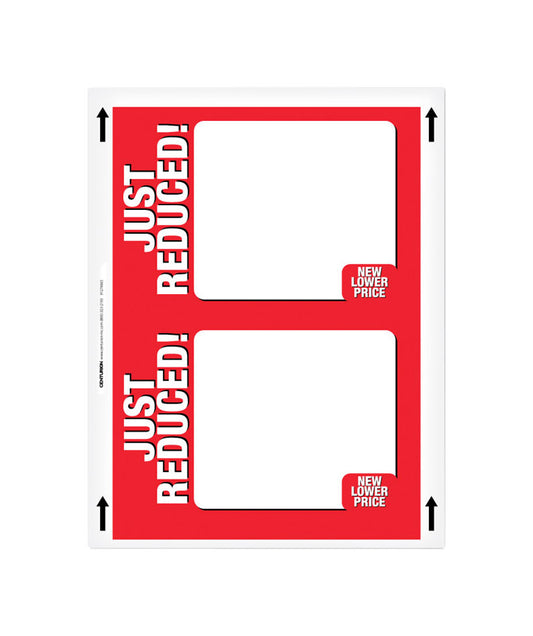 5.5 in. H X 7 in. W Office Supplies/Stationary Sign 25 each