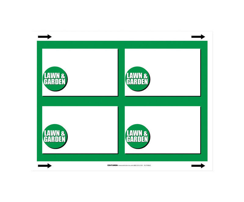3.5 in. H X 5.5 in. W Office Supplies/Stationary Sign 100 each