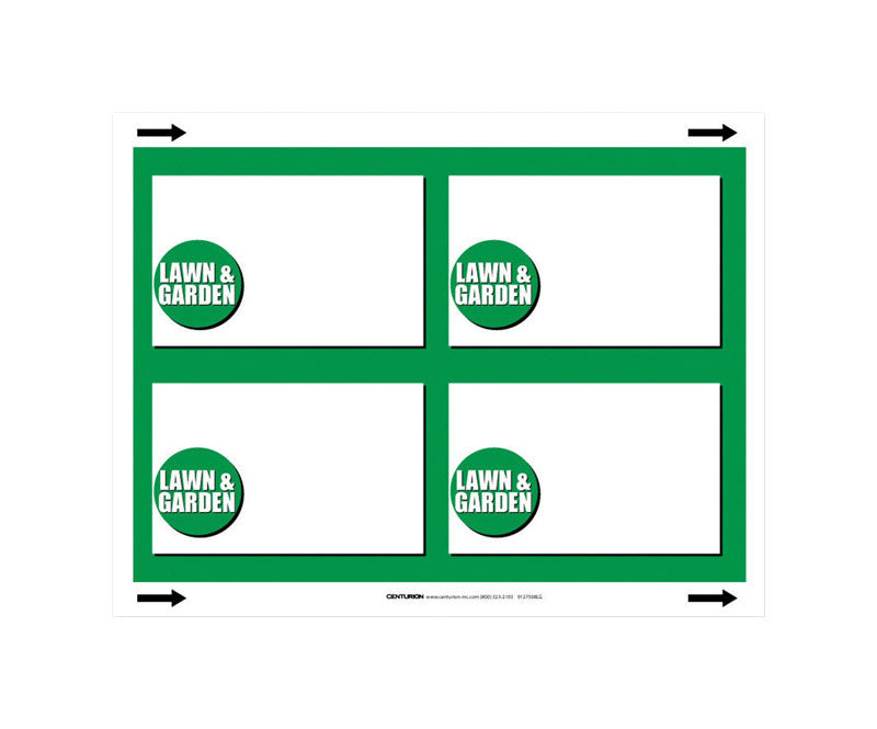 3.5 in. H X 5.5 in. W Office Supplies/Stationary Sign 25 each