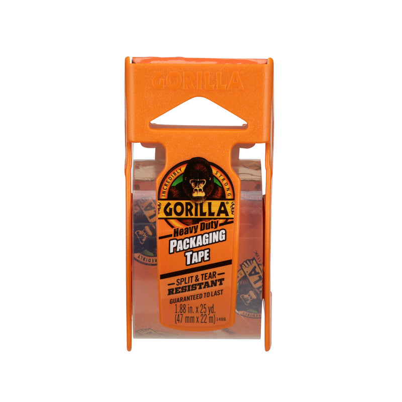 Gorilla 1.88 in. W X 25 yd L Heavy-Duty Packaging Tape with Dispenser