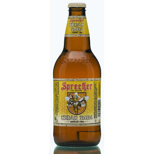 Sprecher Vanilla Caramel Creme Soda 16 oz 1 pk