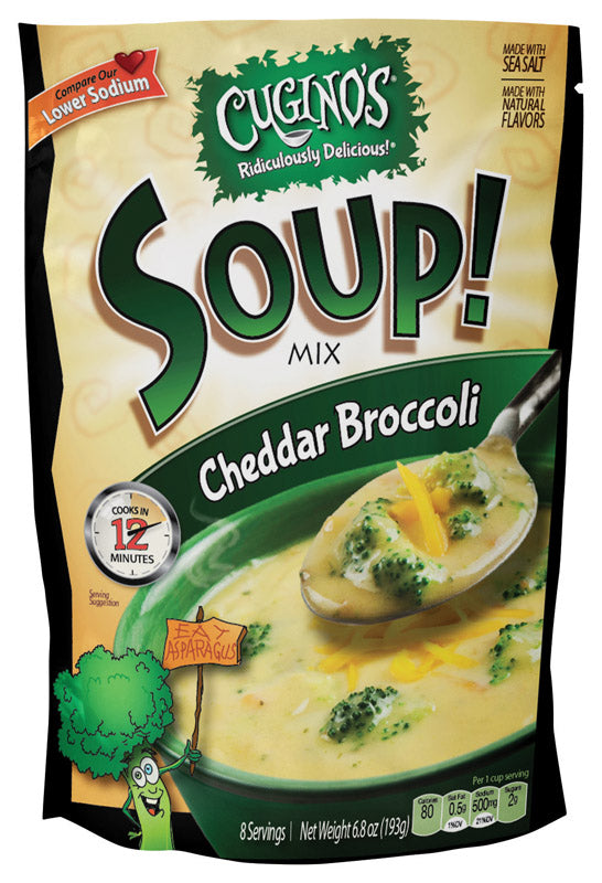 Cugino's Cheddar Broccoli Dry Soup Mix 6.8 oz Pouch