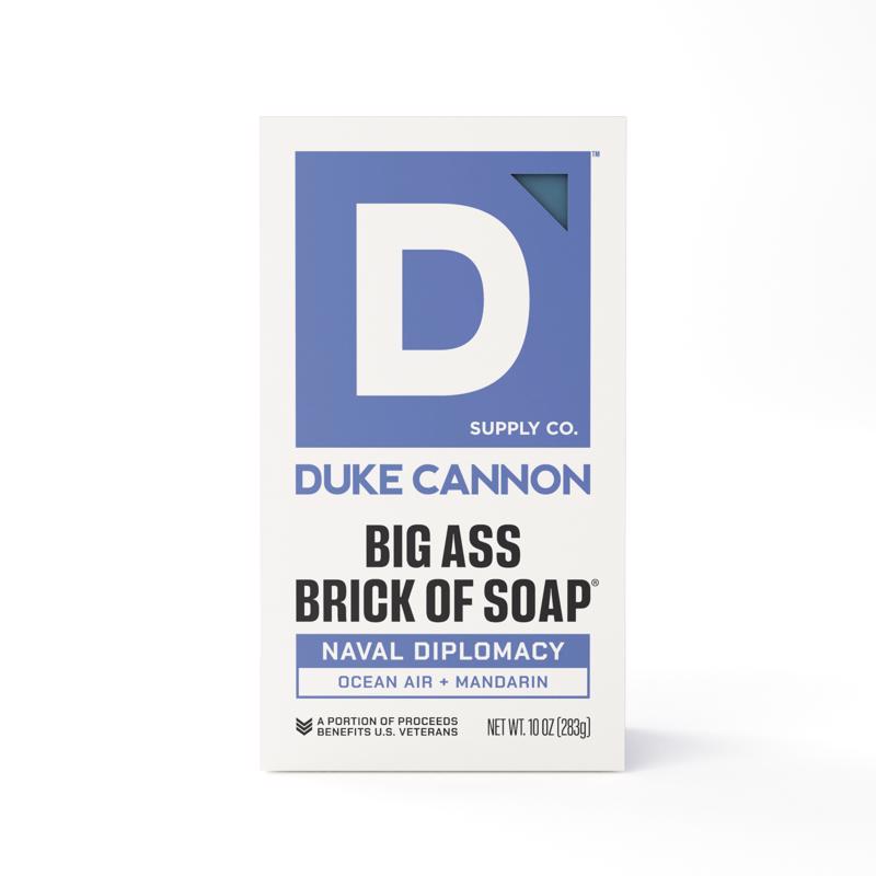 Duke Cannon Naval Diplomacy Ocean Air + Mandarin Scent Bar Soap 10 oz 1 pk