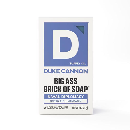 Duke Cannon Naval Diplomacy Ocean Air + Mandarin Scent Bar Soap 10 oz 1 pk