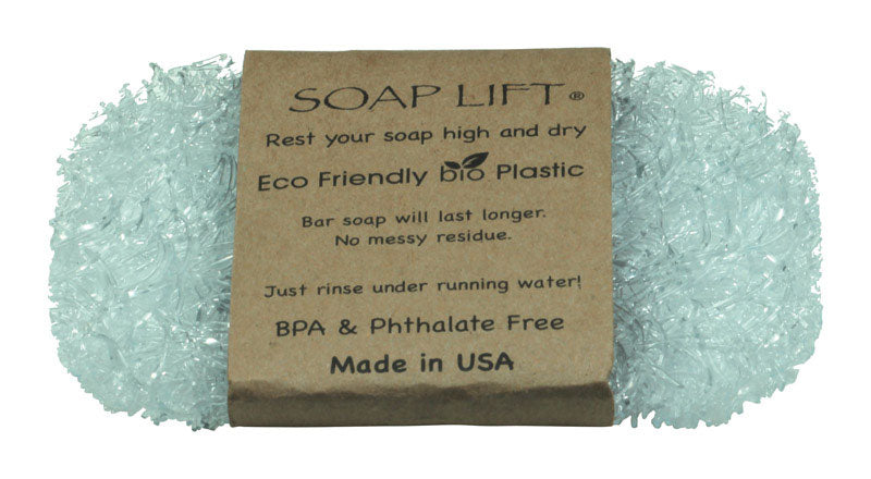 Soap Lift Blue Plastic Bar Soap Saver
