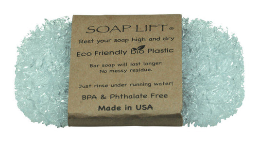 Soap Lift Blue Plastic Bar Soap Saver