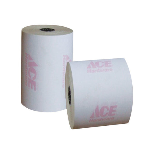 230 ft. L 1 ply Ace Logo Thermal Cash Register Receipt Paper 50 pk
