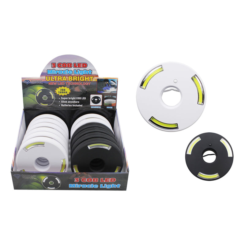 Diamond Visions 3 COB 200 lm Assorted LED Flashlight AA Battery