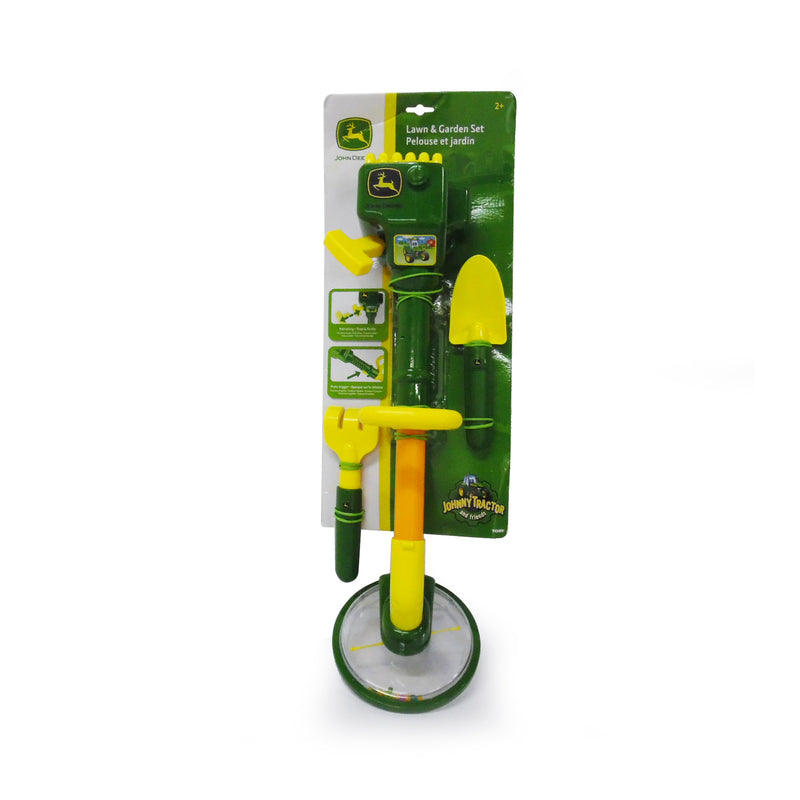 TOMY John Deere Lawn and Garden Toy Green/Yellow 3 pc