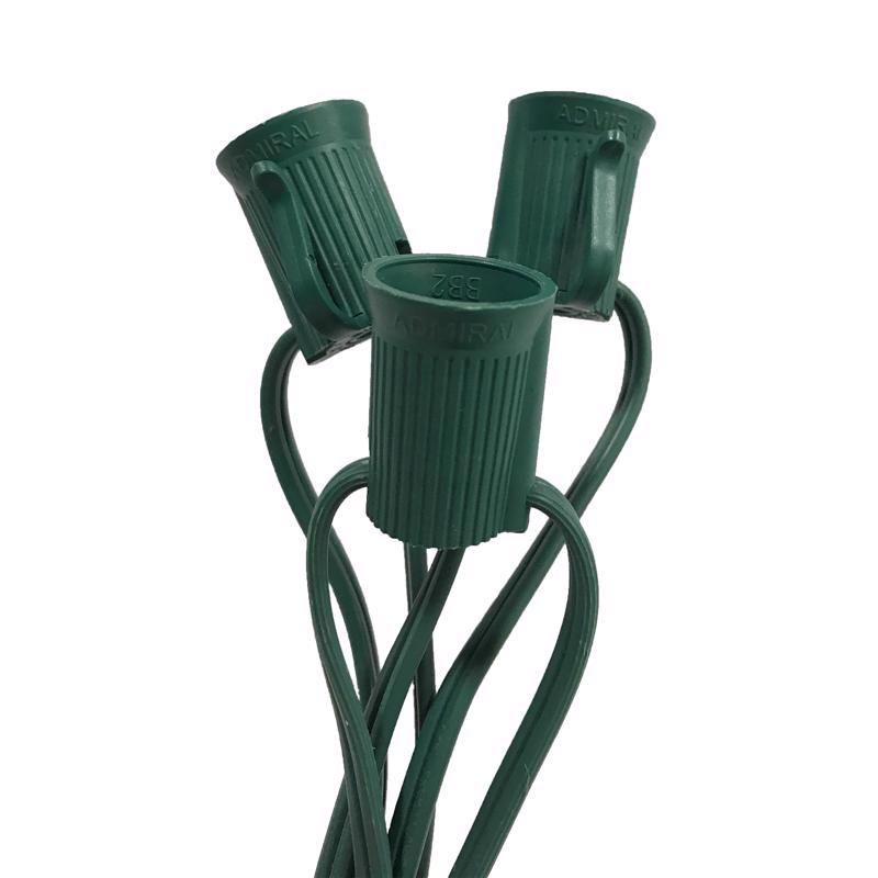 Holiday Bright Lights LED C9 String Socket Light Cord on Reel 1000 ft.