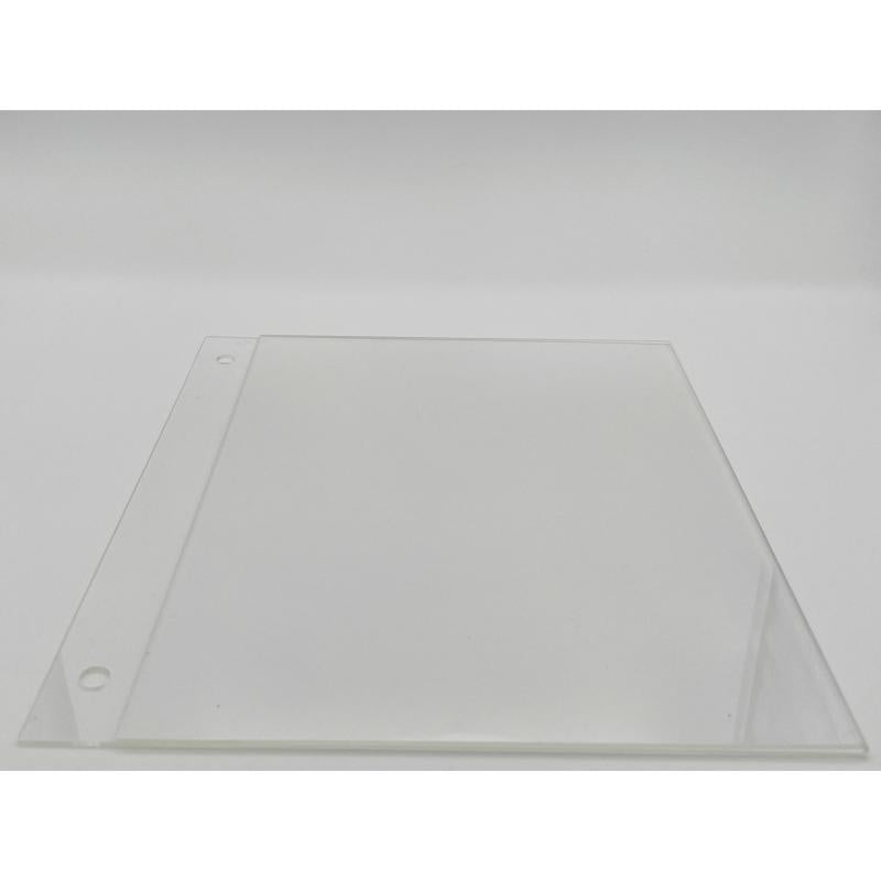 Clear Acrylic Floor Sign Holder 8-1/2 in. H X 1/4 in. W X 11 in. L
