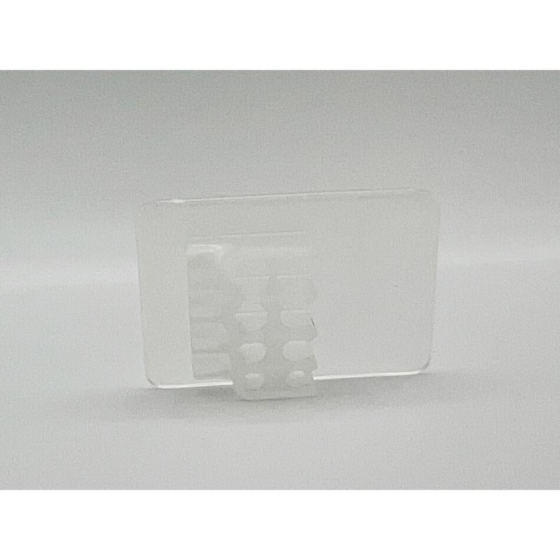 Plastic Peg Hook Bin Tag Holder 1.25 in. H X 0.06 in. W