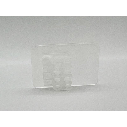 Plastic Peg Hook Bin Tag Holder 1.25 in. H X 0.06 in. W