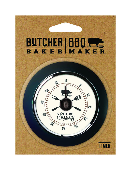 Open Road Brands Butcher Baker BBQ Maker Feelin' Saucy Timer Metal/Plastic 1 pk