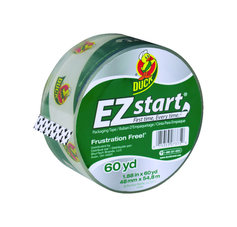 Duck EZ Start 1.88 in. W X 60 yd L Packaging Tape