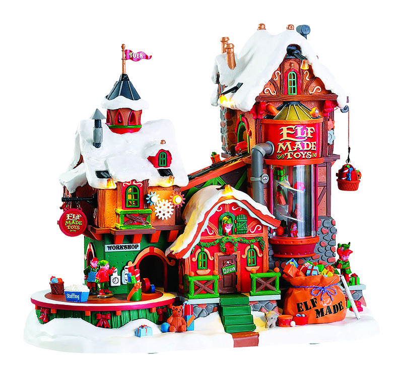 Lemax Santa Wonderland Multicolored Santas Wonderland Christmas Village 11 in.