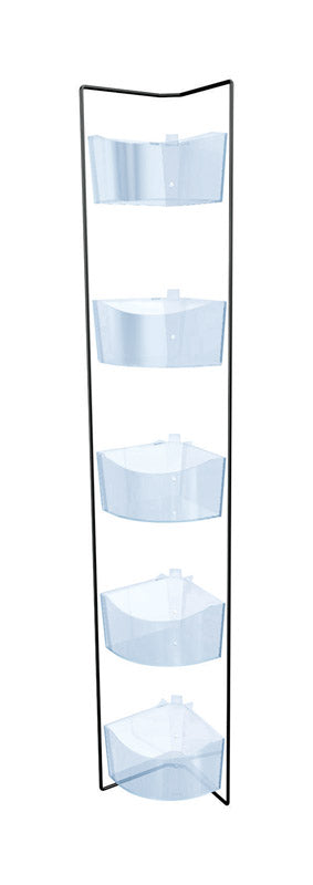 8 in. H X 12 in. W X 52 in. L Black Accessory Bin Protector Kit Plastic