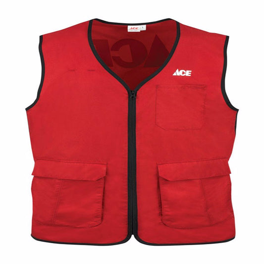 Artcraft No Snag S Sizes Men's Sleeveless V-Neck Red Vest