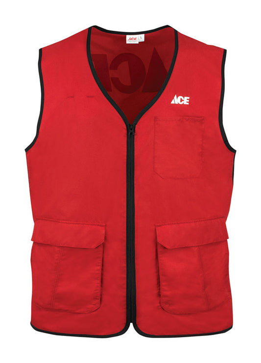 Artcraft No Snag LT Sizes Men's Sleeveless V-Neck Red Vest
