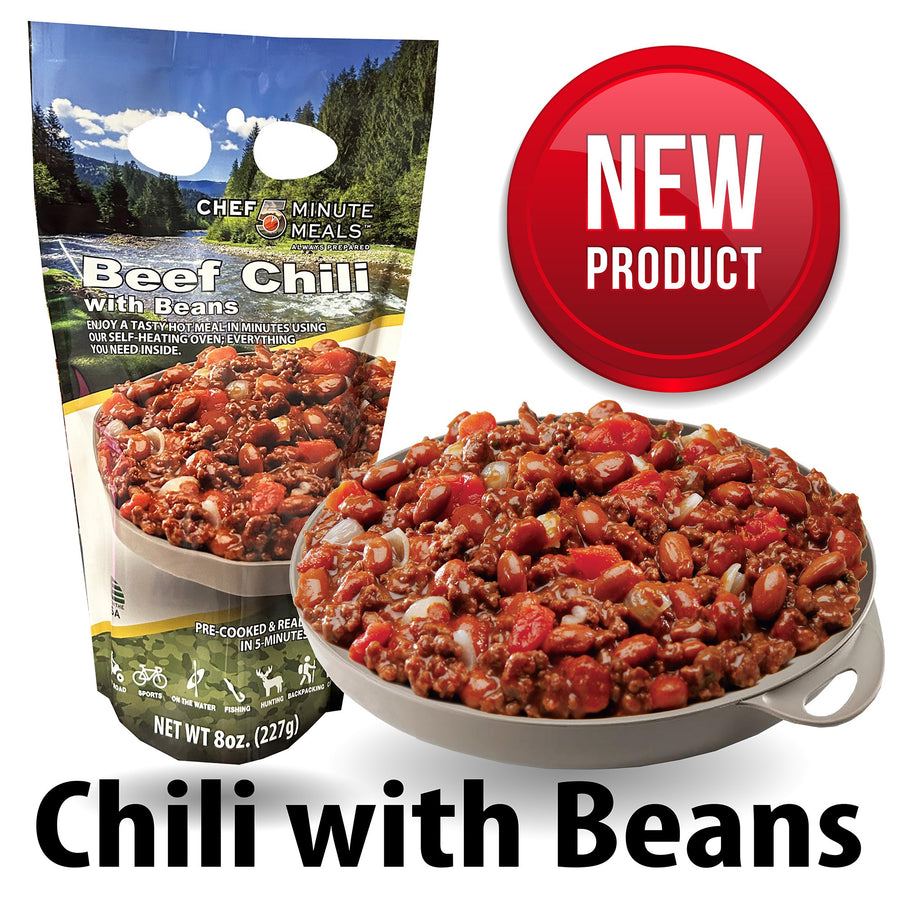 Backpack Meal Kit Chili w/Beans 8 oz – 6/CP